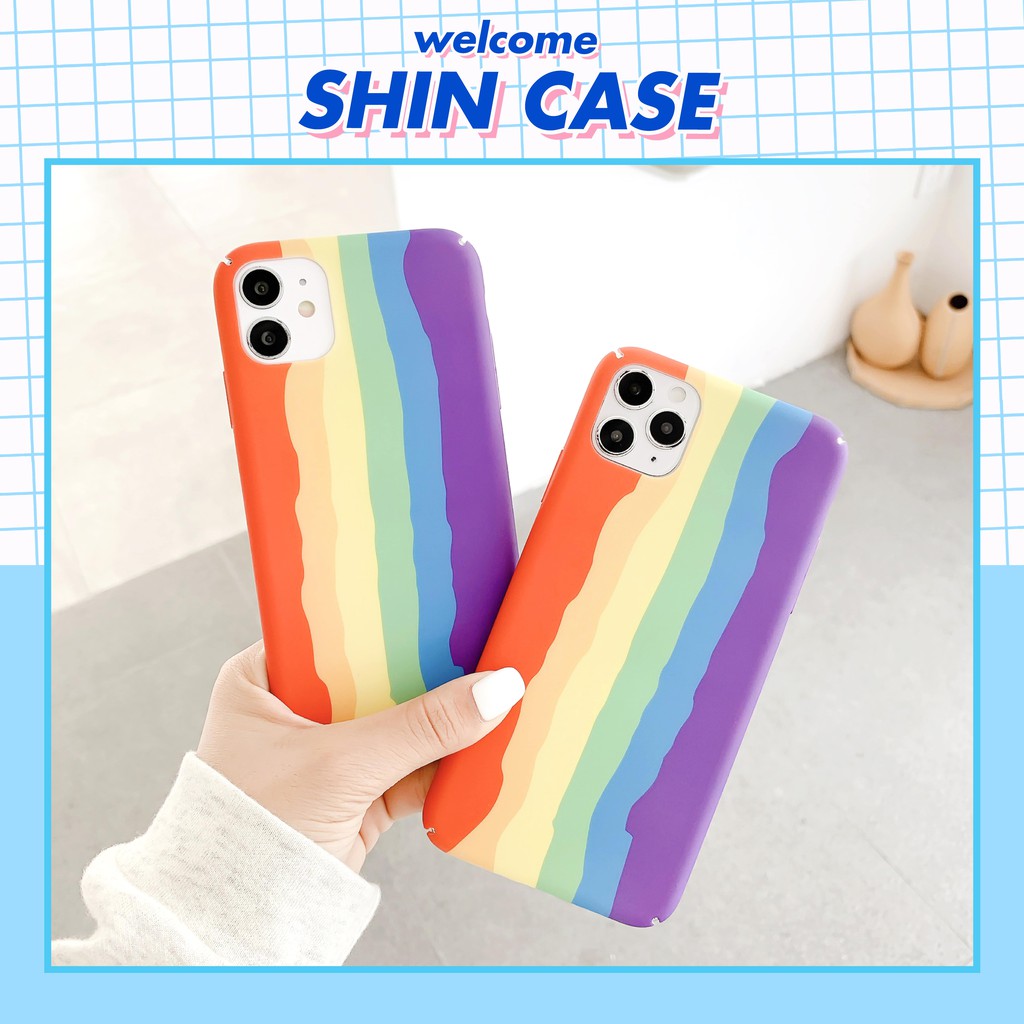 Ốp lưng iphone Cầu vồng sơn dầu cứng 6/6plus/6s/6splus/7/7plus/8/8plus/x/xr/xs/11/12/13/pro/max/plus/promax | BigBuy360 - bigbuy360.vn