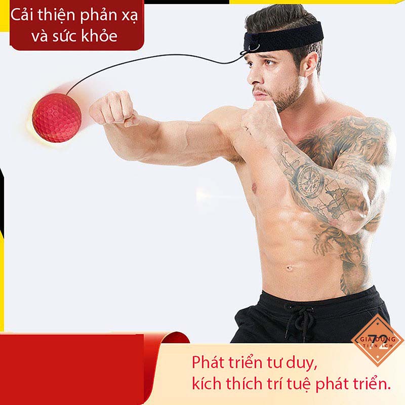 Bóng Tập Luyện Boxing 100% [BÓNG PHẢN XẠ]