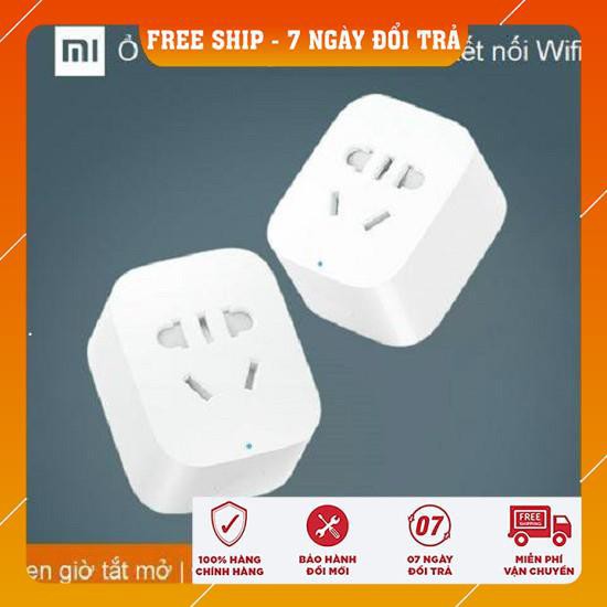 Ổ cắm thông minh Xiaomi kết nối Wifi có thể hẹn giờ điều khiển từ xa bằng phần mềm trên điện thoại