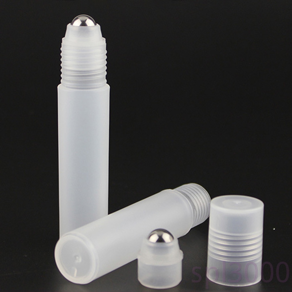 Set 4 chai rỗng trong suốt đựng tinh dầu có đầu lăn tiện dụng