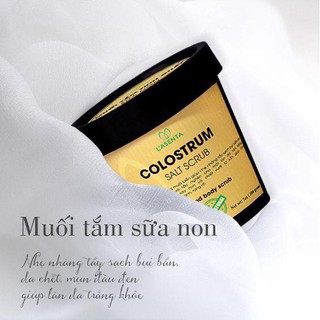 Muối tắm tinh chất sữa non Colostrum Salt Scrub 200 gram