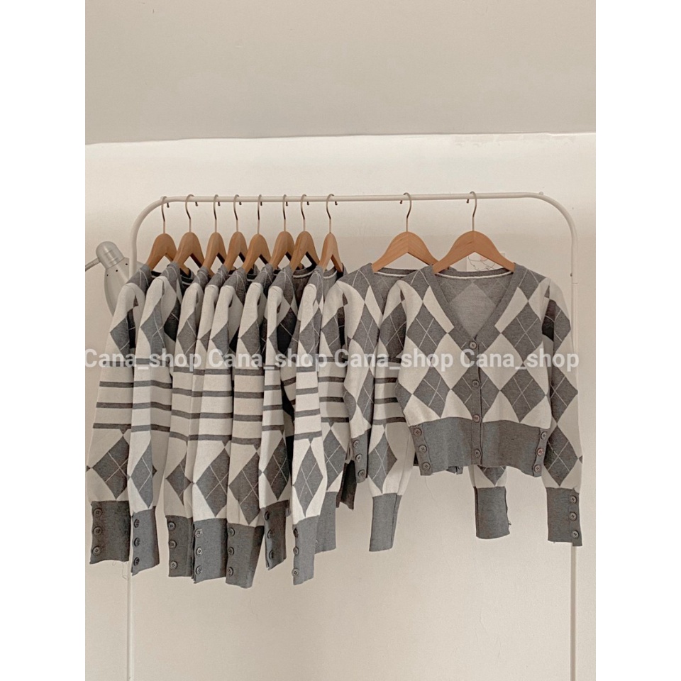 Áo Cardigan Bo Tay Dáng Croptop Phong Cách Hàn Quốc | CANA SHOP | BigBuy360 - bigbuy360.vn