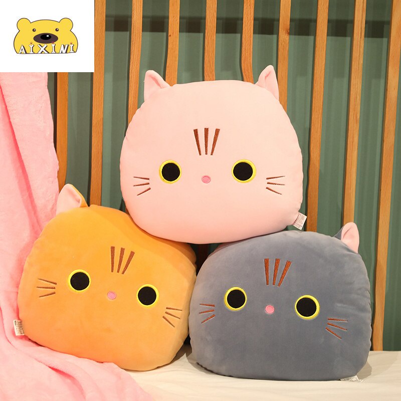 Gối giữ ấm tay hình chú mèo nhồi bông dễ thương xinh xắn