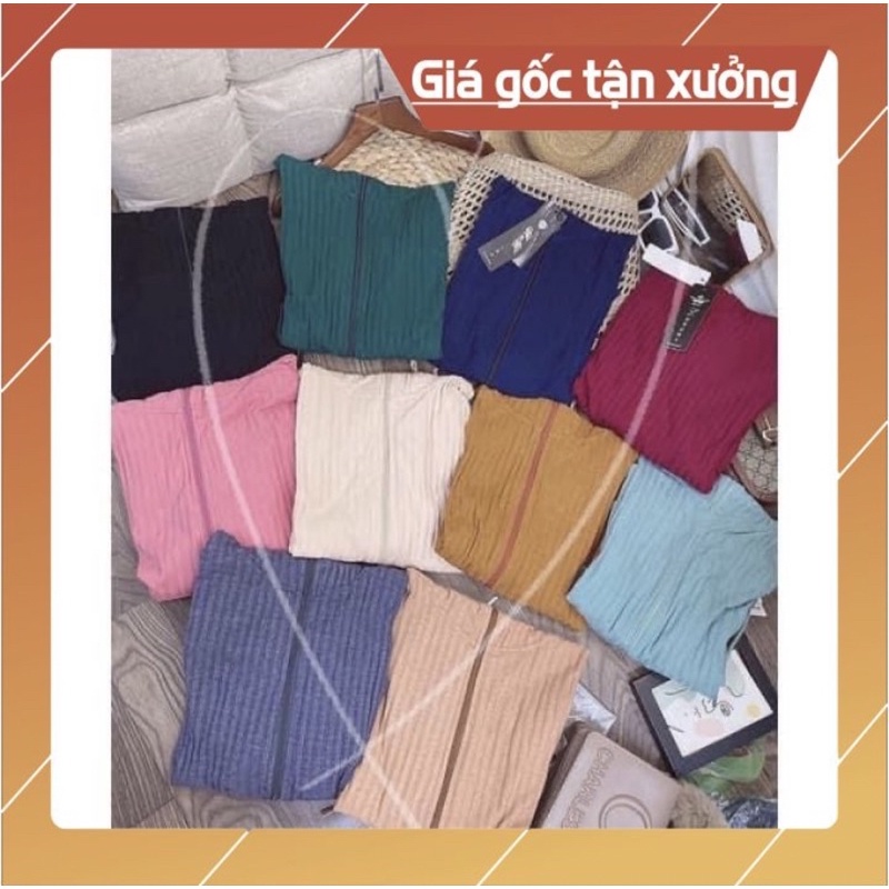 Áo Chống Nắng Nữ ‼️ FREE SHIP ‼️ Chất Sọc Đũa 6 Túi