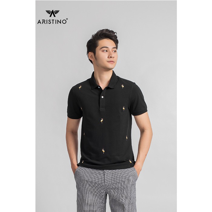 (OFF 50%) Áo polo ARISTINO APS083S9 vải cotton cao cấp, form Slim Fit, Tag 550K