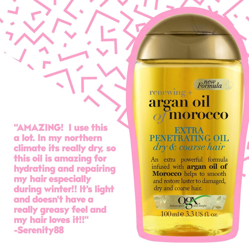 TINH DẦU DƯỠNG TÓC OGX Argan Oil Of Morocco 100ml Cho Tóc Suôn Mượt Bóng Khỏe Chuẩn Nếp Salon (CHUẨN USA)