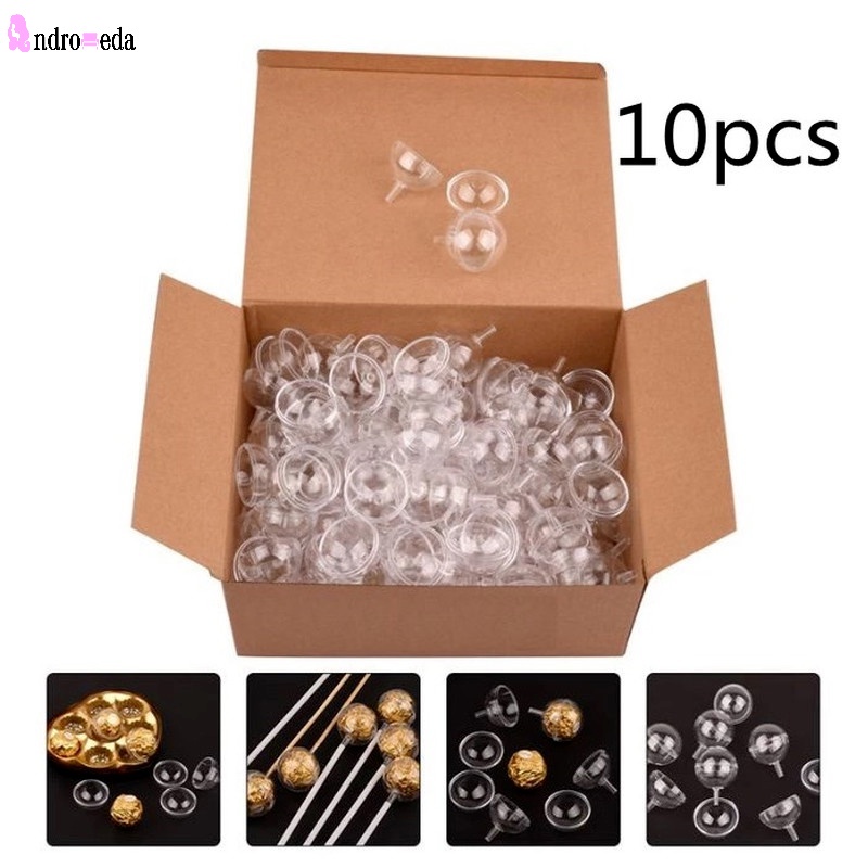 Bộ 10 Hộp Đựng Kẹo Sô Cô La/ Socola Bằng Acrylic Trong Suốt Độc Đáo DIY