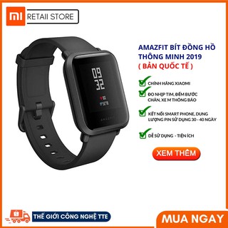 Đồng hồ thông minh Xiaomi Amazfit Bip - Bản Quốc Tế