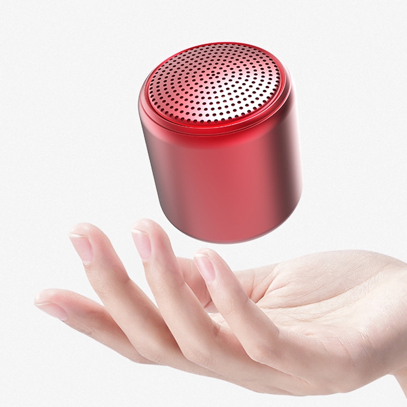 Loa bluetooth nhỏ hình tròn màu bánh Macaron xinh xắn