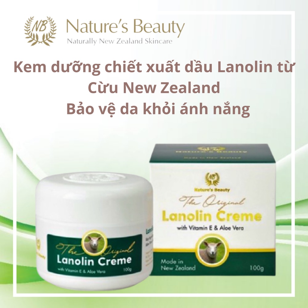 Kem dưỡng chiết xuất dầu Lanolin từ Cừu New Zealand - tăng cường collagen và vitamin e