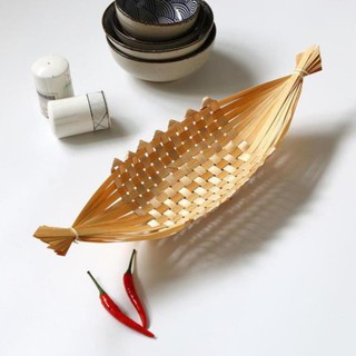 Xưởng SX- Thuyền tre đĩa thuyền tre mẹt tre hình thuyền -Tre Việt