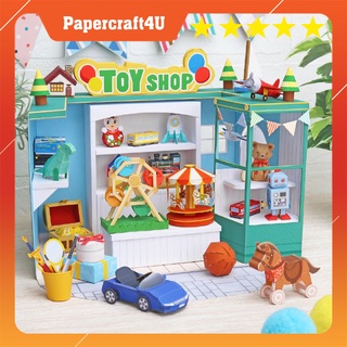 Mô hình giấy 3D kiến trúc: Cửa hàng đồ chơi