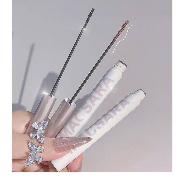 [Hàng mới về] Mascara siêu mịn chống thấm nước không nhòe màu đen/nâu thời trang