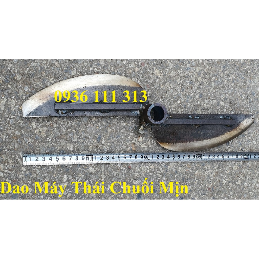 Dao máy thái cây chuối - Máy thái chuối mịn 41cm, trục 24mm