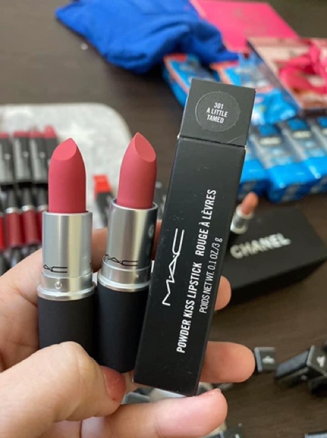 SON MAC POWER KISS vỏ lì màu 301 303 306 308 314 315 316 921 922 923