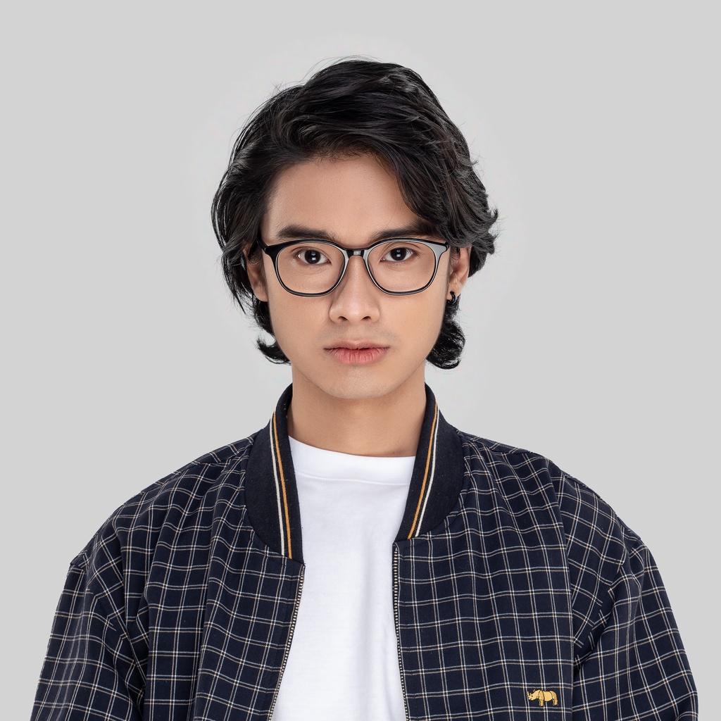 Gọng kính cận nam/nữ WeeHours HAF, dáng vuông thời trang, nhựa Acetate cao cấp | BigBuy360 - bigbuy360.vn