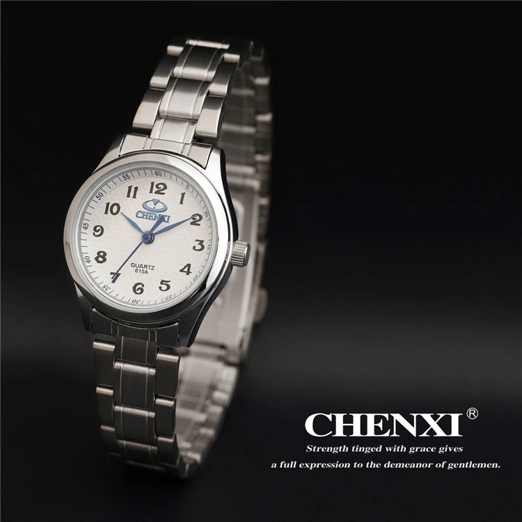 Đồng Hồ Đeo Tay Chexi Bằng Thép Không Gỉ Siêu Mỏng Chống Nước Thời Trang Cho Nữ