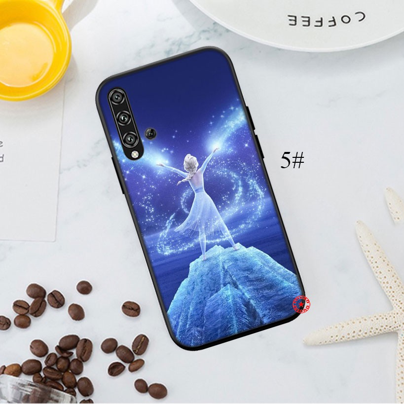 Ốp lưng silicone dẻo họa tiết hoạt hình nữ hoàng băng giá cho Huawei Honor View 20 Pro 10 9 8 Lite 9A 7C