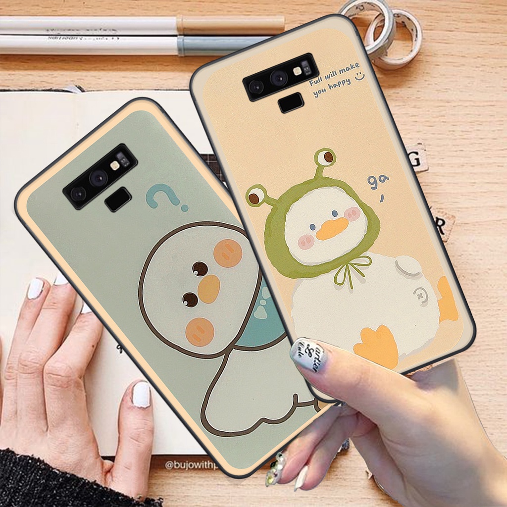 Ốp Samsung Note 9 bộ hình cute dễ thương gấu thỏ xinh xắn vẽ tay lạ mắt