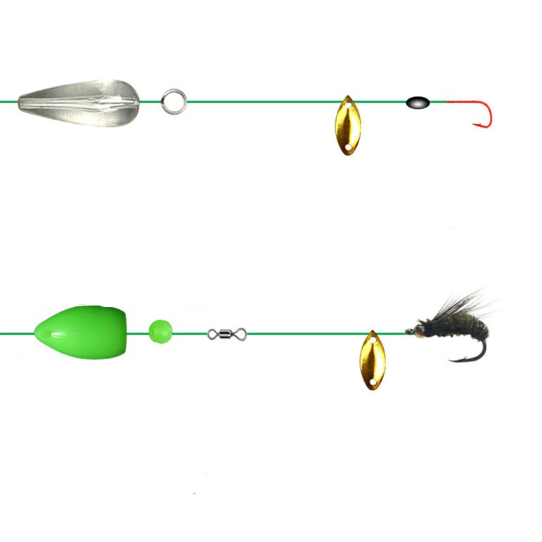 SPINNER Set 100 Mồi Giả Nhử Cá Bằng Kim Loại Cao Cấp