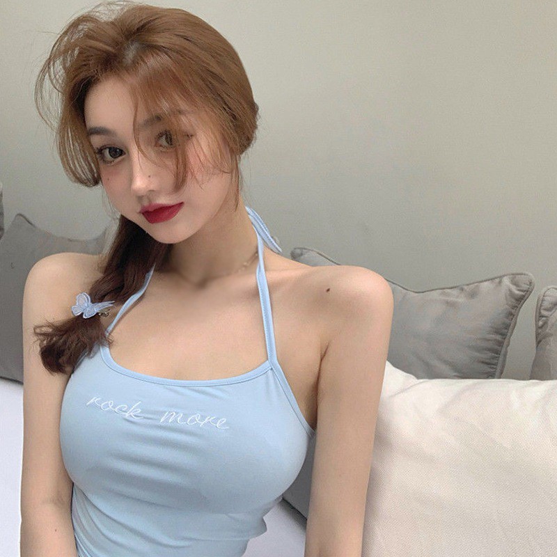 High Waisted Short Open Navel Small Sling For Fashionable Women In Summer Tank Tops | BigBuy360 - bigbuy360.vn