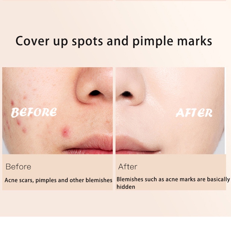 Kem Che Khuyết Điểm Nhẹ Và Mềm Mại / Dưỡng Ẩm Kiểm Soát Dầu / Che Khuyết Điểm / Nếp Nhăn / Vết Mụn / Quầng Thâm / Trang Điểm Mắt / Mặt Tông nude Không Dễ Phai