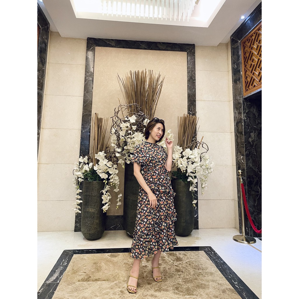 LIIN - Đầm nữ hoa voan tơ hai lớp | BigBuy360 - bigbuy360.vn