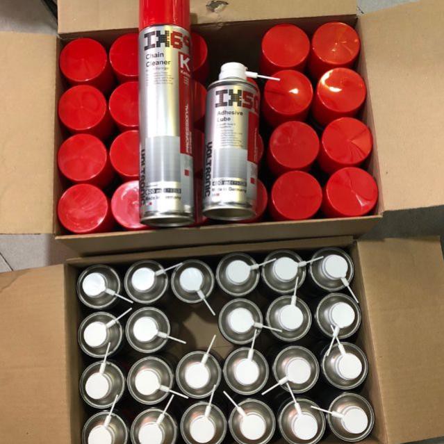 Chai xịt dưỡng sên , bôi trơn xích IX50 - rửa sên , vệ sinh xích IX69