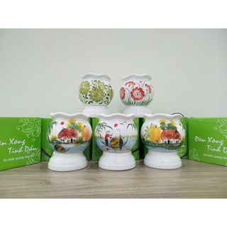Đèn Xông Tinh Dầu Sứ Thấu Quang (Mẫu Ngẫu Nhiên)