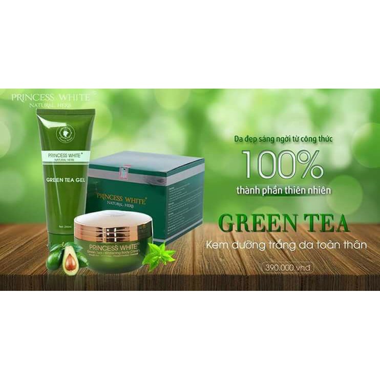 [DATE MỚI NHẤT] SIÊU PHẨM PRINCESS WHITE- GREEN TEA BODY TRÀ XANH