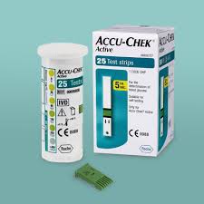 Hàng Chính Hãng-Que thử Accu Chek Active - 25 que