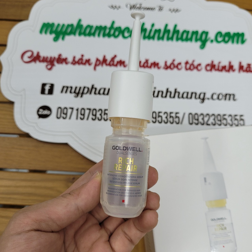 Huyết thanh Goldwell phục hồi cấu trúc tóc- Leave in serum 18ml