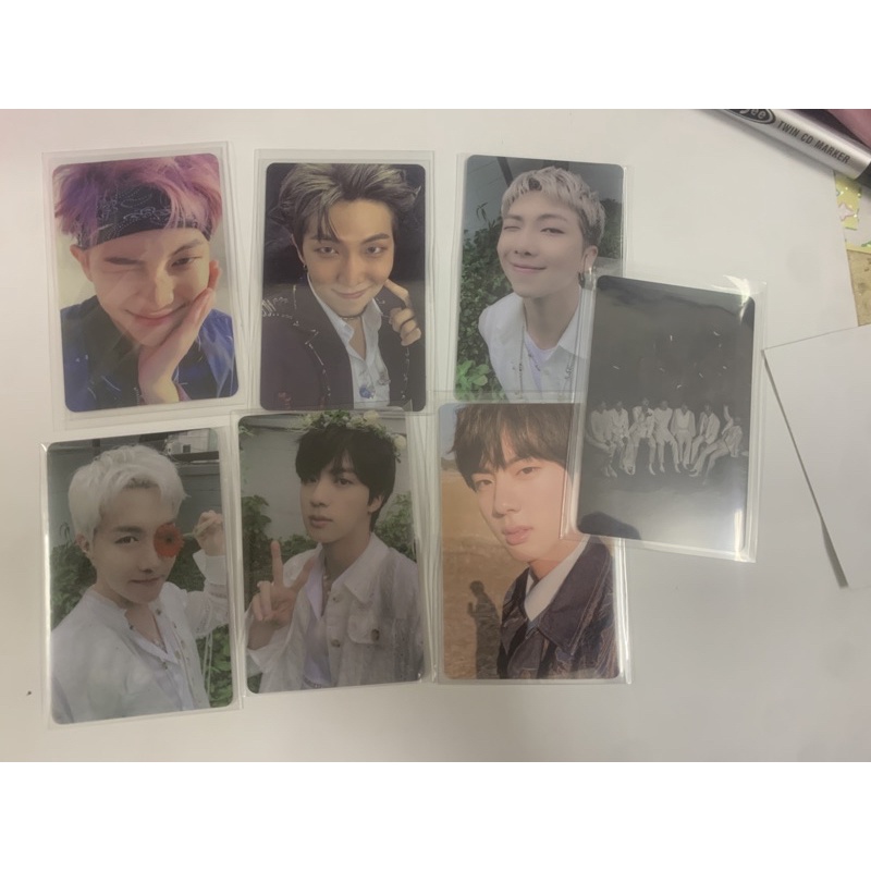 CARD ẢNH LUCKY DRAW ALBUM CÁC ERA BTS HYUNGLINE OFFICIAL RM JIN JHOPE