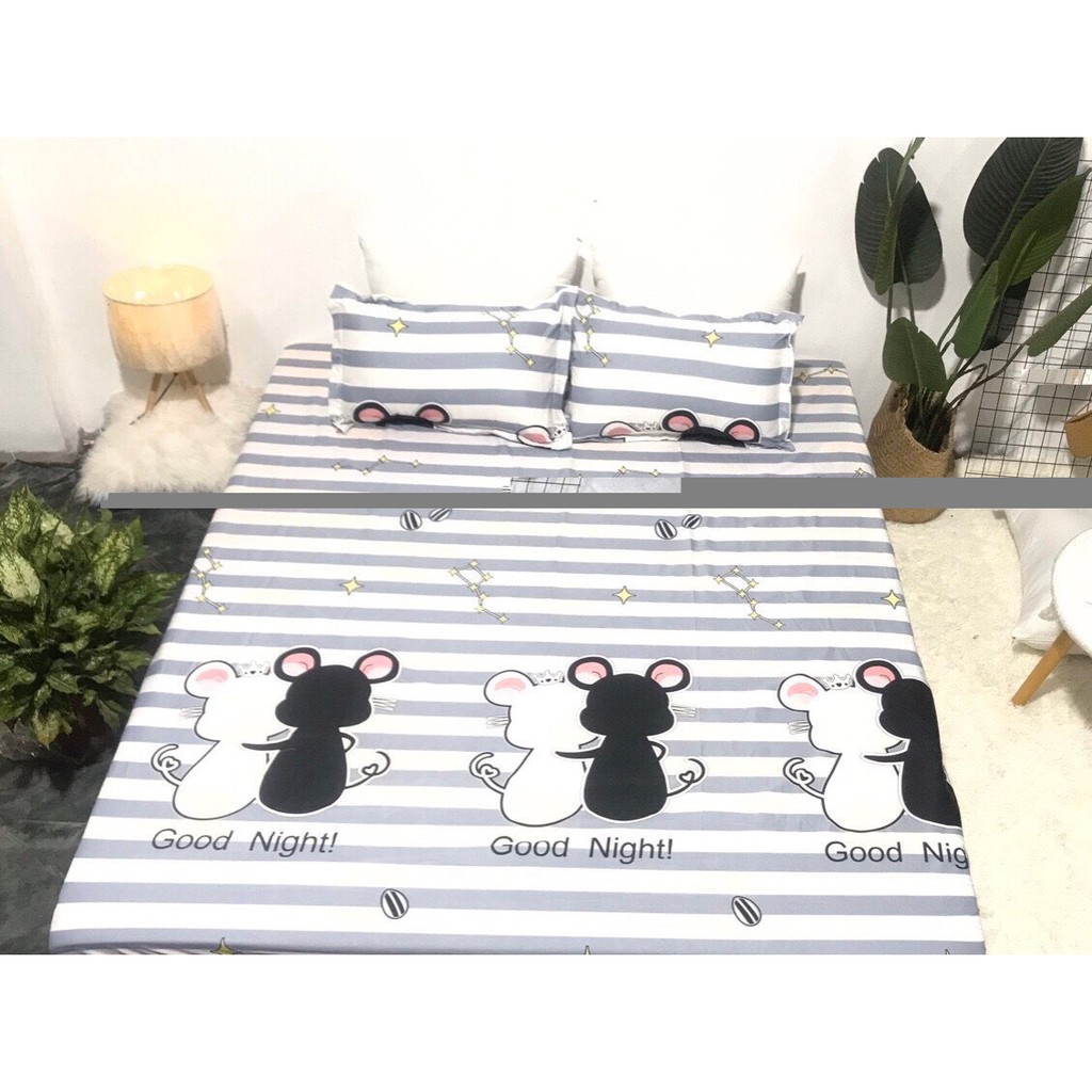 [HÀNG LOẠI 1 CÓ ẢNH THẬT] Ga chống thấm hoạt hình cotton GIÁ SỈ