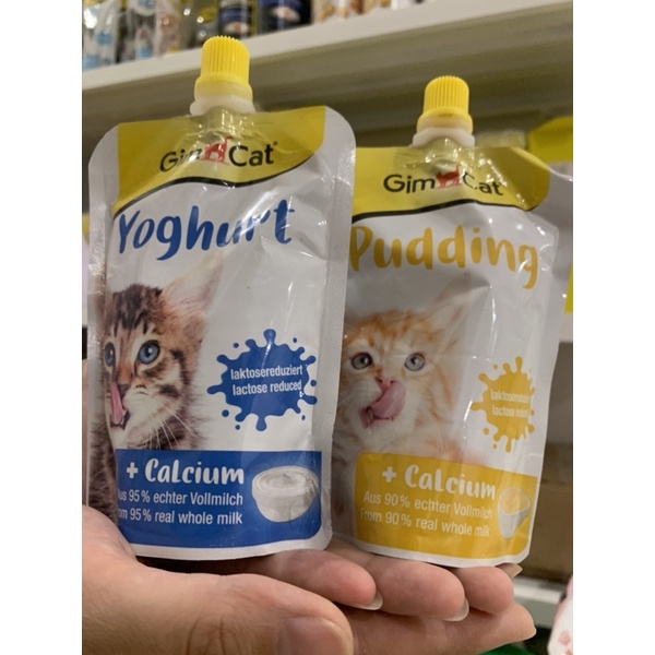 SỮA CHUA GIMCAT, PUDDING GIMCAT CHO MÈO BỔ SUNG CANXI 150G NHẬP ĐỨC GIÁ CỰC RẺ