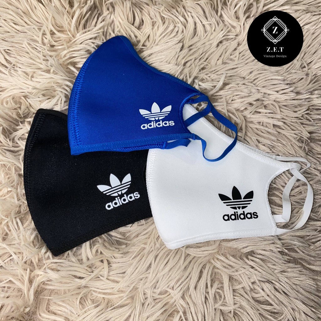 Khẩu trang Adidas Originals chính hãng Unisex vải cao cấp kháng khuẩn 2 lớp tái sử dụng Freesize | BigBuy360 - bigbuy360.vn