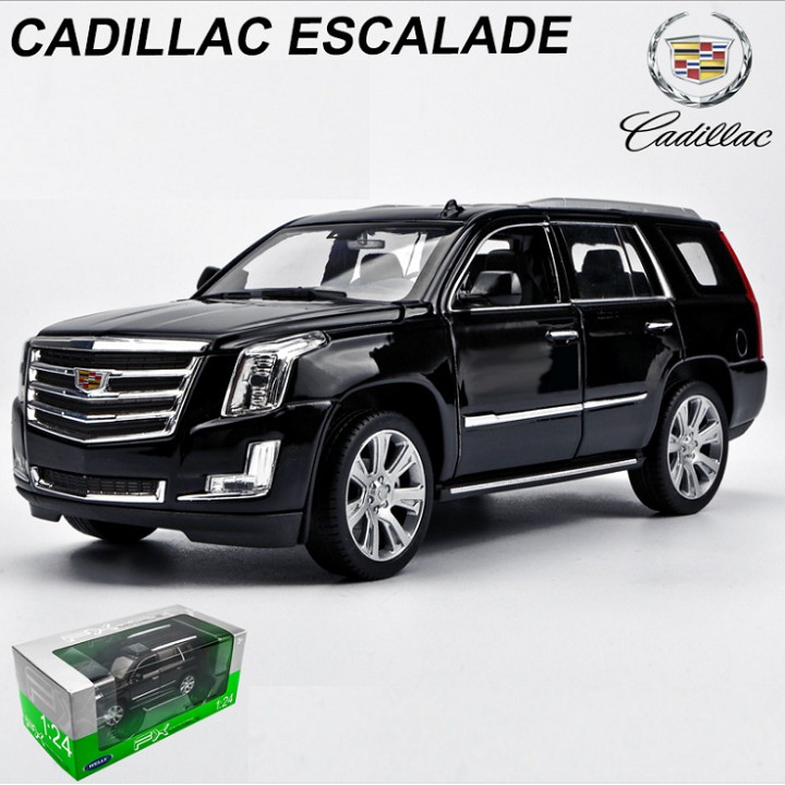 Xe mô hình ô tô Cadillac Escalade tỉ lệ 1:24 Welly bằng kim loại - Cadillac Escalade 1:24