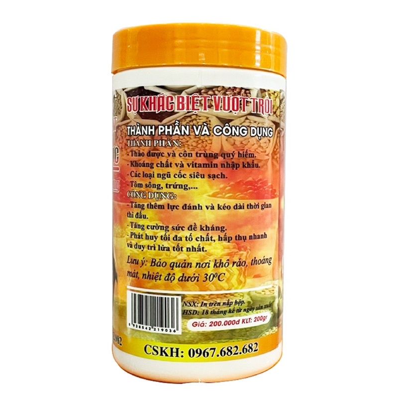 Cám Tăng Lực Bộ Ba Phép Thuật - Chuyên Dành Cho Chim Đấu trường