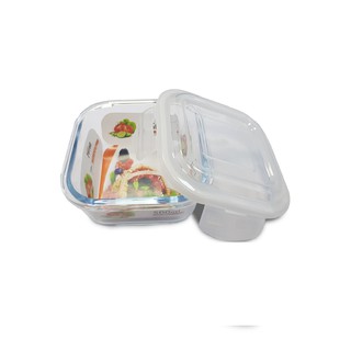 Bát thủy tinh nắp hút chân không dung tích 500ml