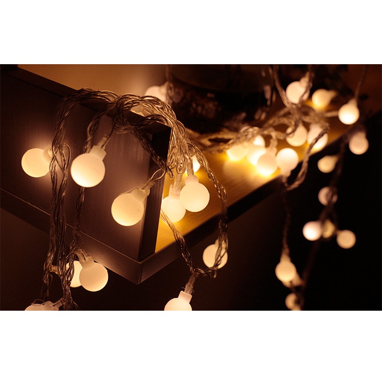 Đèn dây bóng tròn decor sân vườn nhà cửa, quán trà, caffe