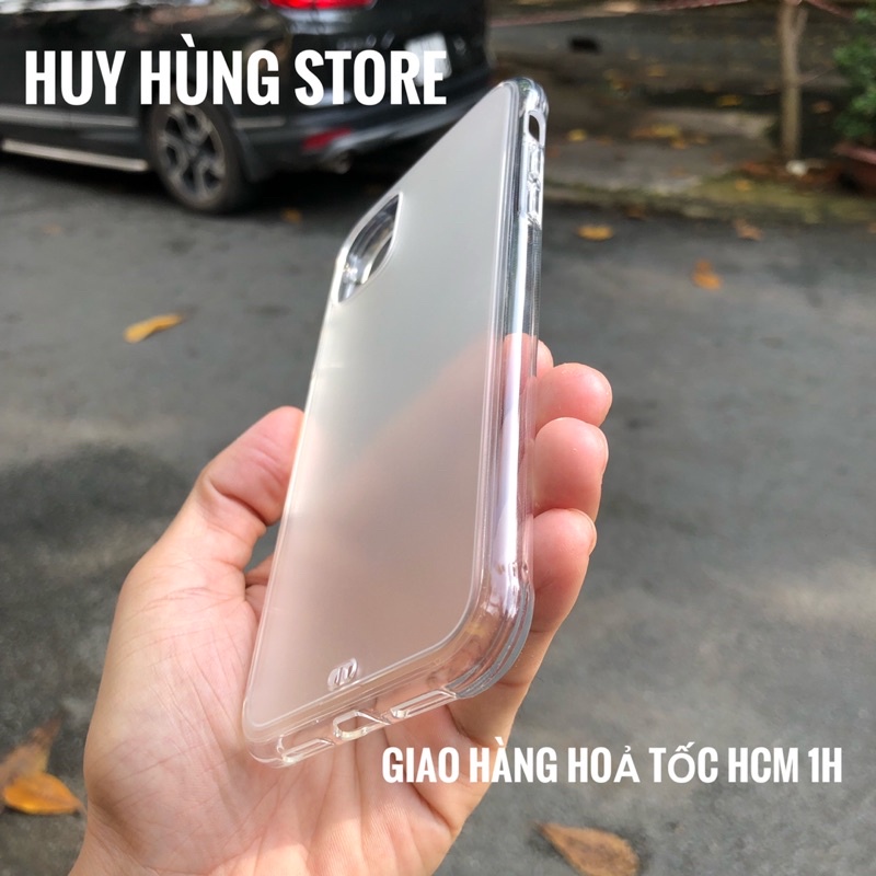 Ốp Lưng iPhone Chống Sốc Lưng Nhám Viền Trong