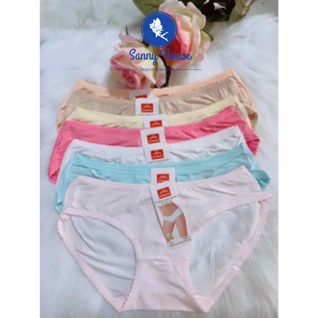Combo 10 Quần Lót Cotton Thun Thái Hoạ Tiết Trơn Cao Cấp, Siêu Mền Mịn, Có Giãn, Rất Là Xinh