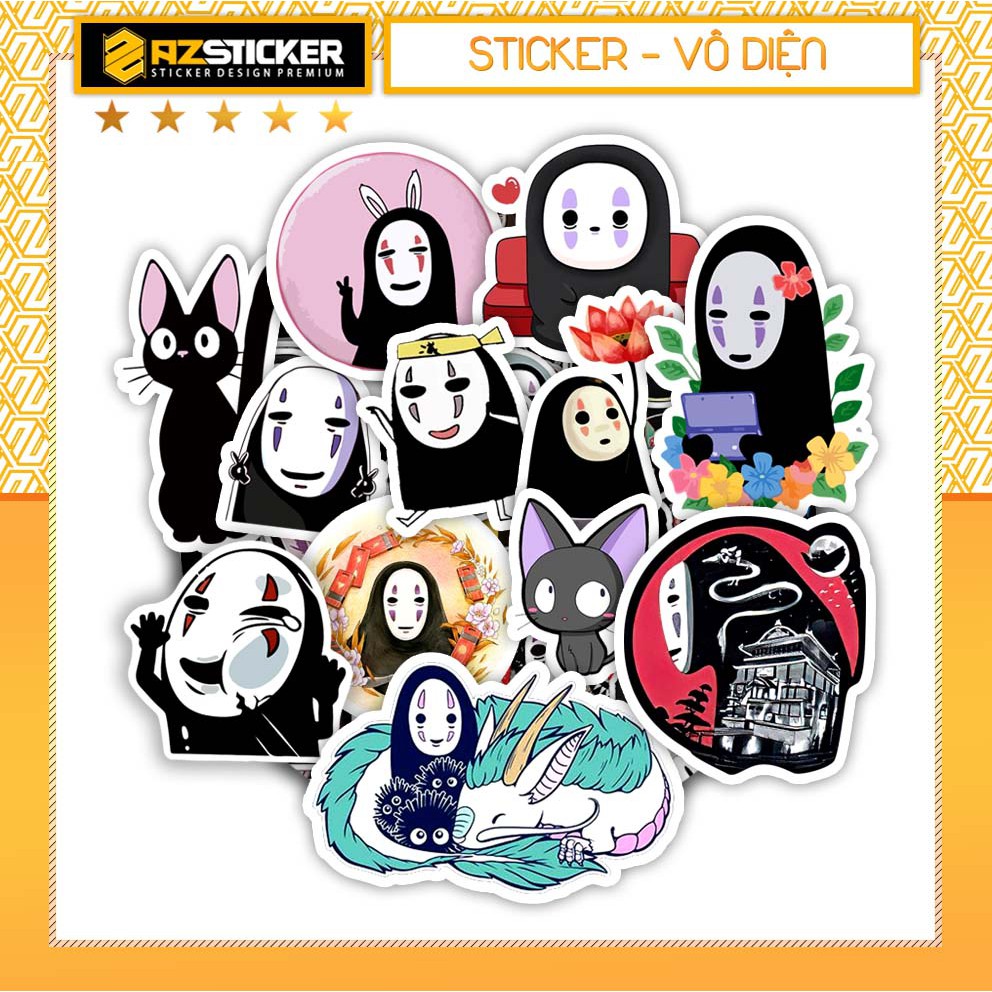 [Set 50+] Sticker Vô Diện | Dán Nón Bảo Hiêm, Điện Thoại, Laptop, Bình Nước...Chống Nước, Chống Bay Màu..