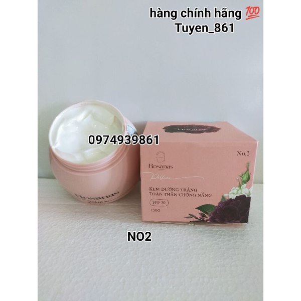 ROSANAS kem body  hộp 150g