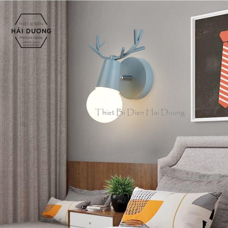 Đèn trang trí gắn tường Energy Green Lighting đầu hươu TN101 7w (kèm bóng led G40 3 chế độ sáng Trắng Vàng Trung Tính)