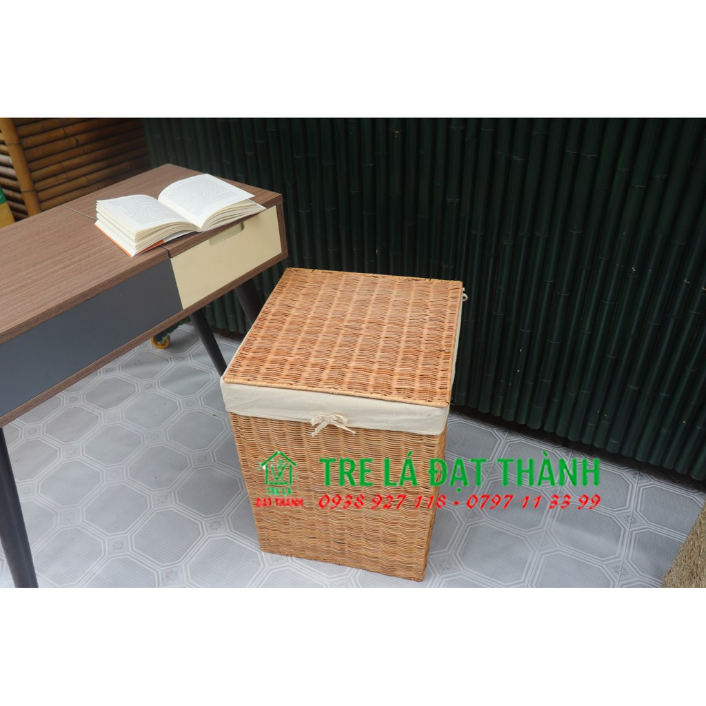 Giỏ đưng quần áo đa năng bằng mây