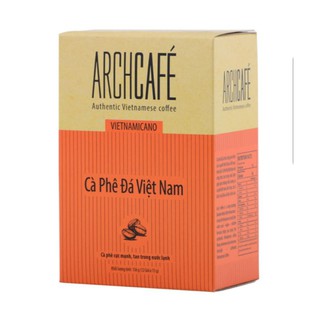 Cà Phê Đá Việt Nam Archcafe cafe đen đường dừa tan trong nước lạnh hộp 12 gói