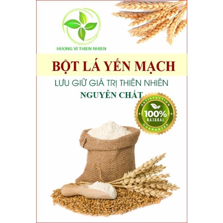 Bột yến mạch mỹ nguyên chất xay mịn Hương Vị Thiên Nhiên 50-100gr - Dưỡng da & Đắp Mặt