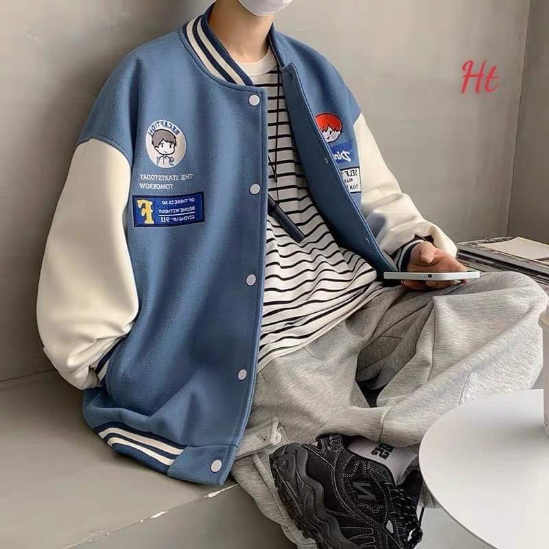 Áo khoác bomber cậu bé tóc đỏ HT12