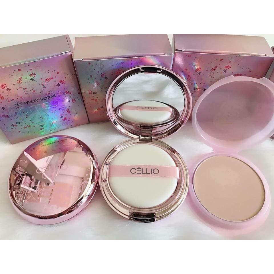 Phấn phủ Cellio Shining EX Twoway Cake